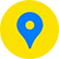 地図の黄色いピンアイコン