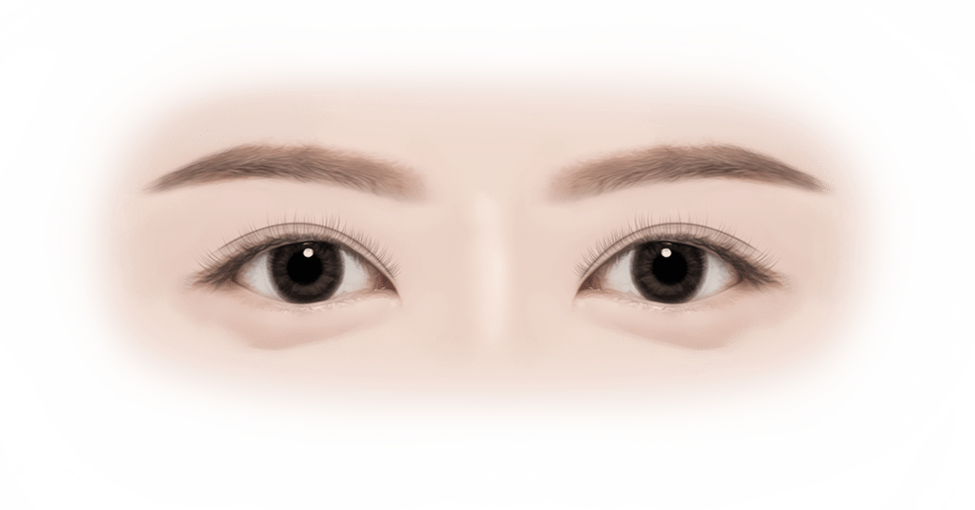 リアルな目のイラスト